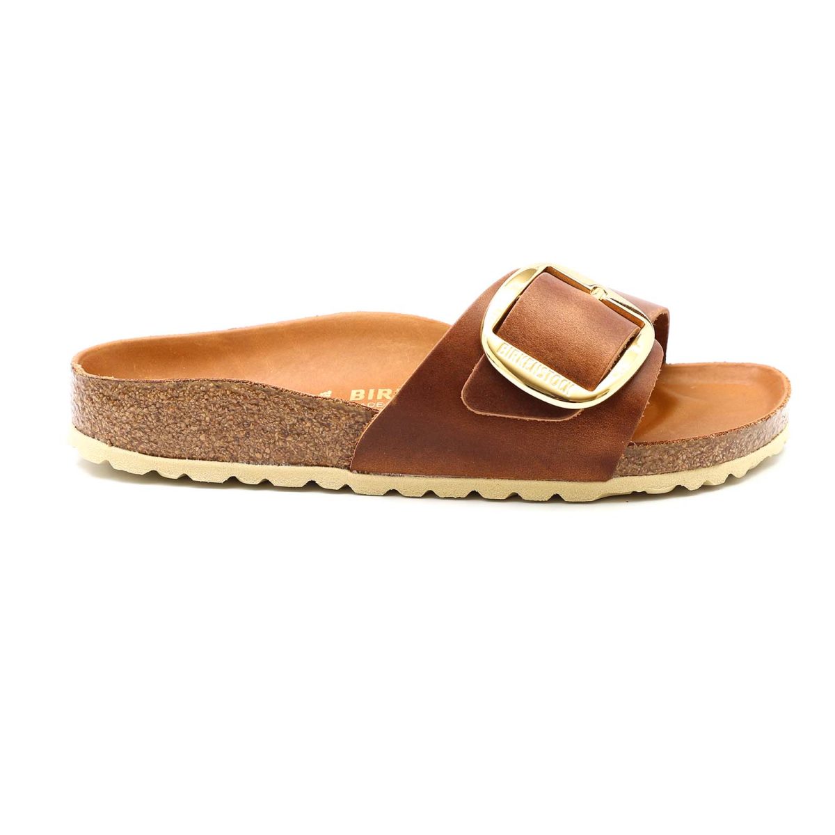 Birkenstock Madrid Big Buckle Cognac