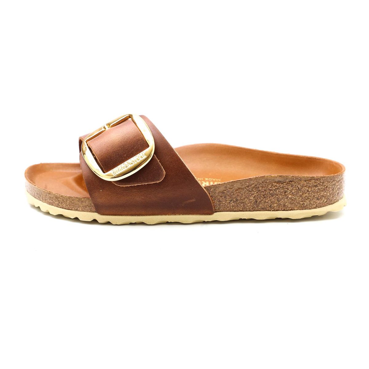 Birkenstock Madrid Big Buckle Cognac