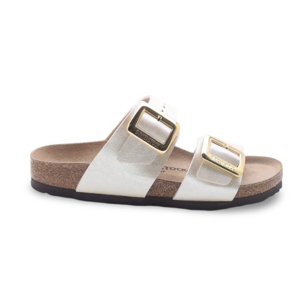 Birkenstock Sidney Buckle Graceful Pearl White